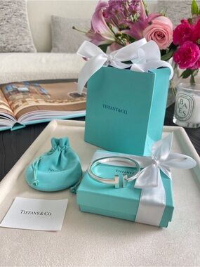 Tiffany T Square Bracelet in Sterling Silver Medium $2,175
